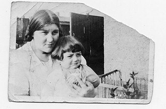 Stan with his Mother Dorothy (about 1932)