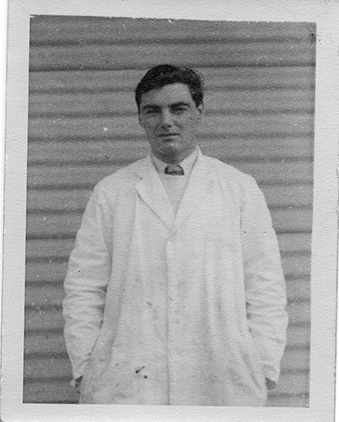 Lab technician Stan Hayward