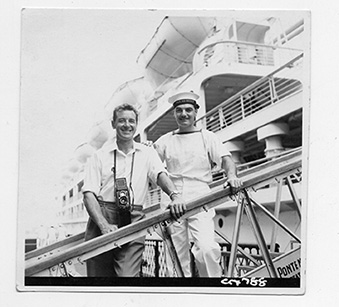 Stan at the start of his service in the Merchant Navy (1946)